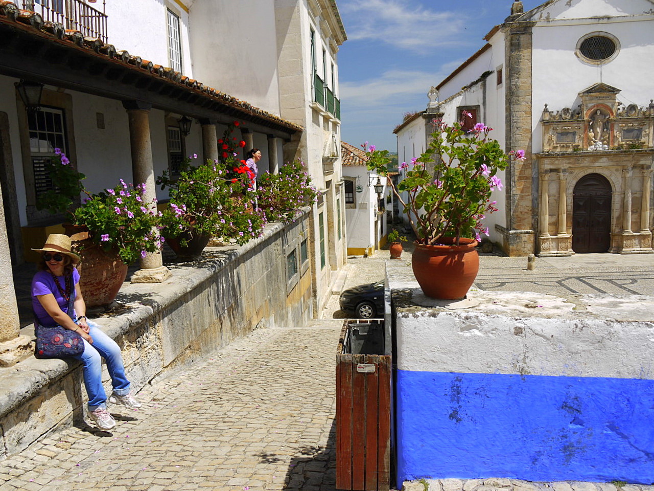 views of The Obidos town